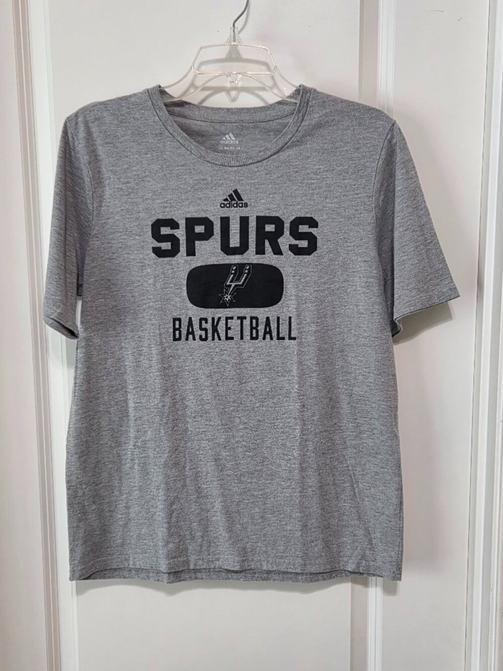 San Antonio Spurs Adidas T-shirt, XL-EG-TG-18